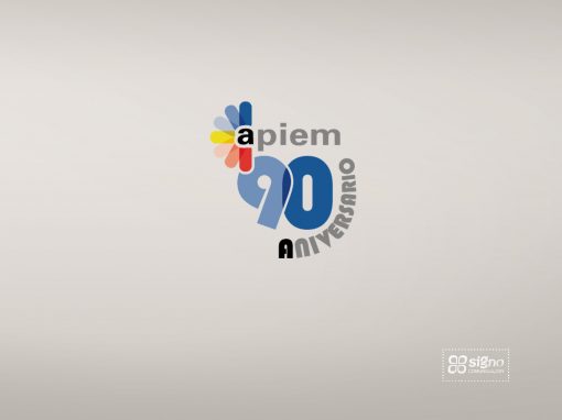 Apiem logotipo 90 aniversario